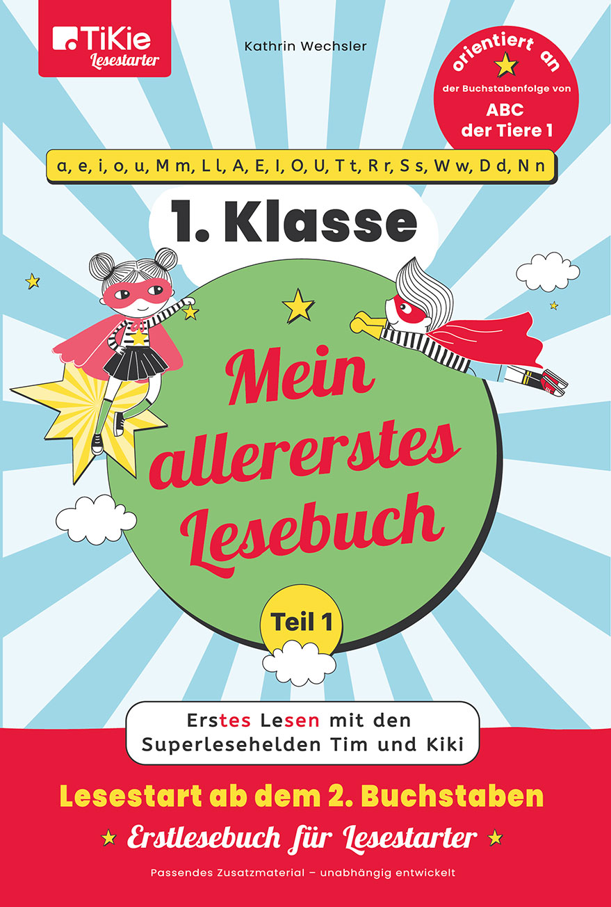 Cover Mein allererstes Lesebuch orientiert an der Buchstabenfolge von ABC der Tiere 1 – Teil 1