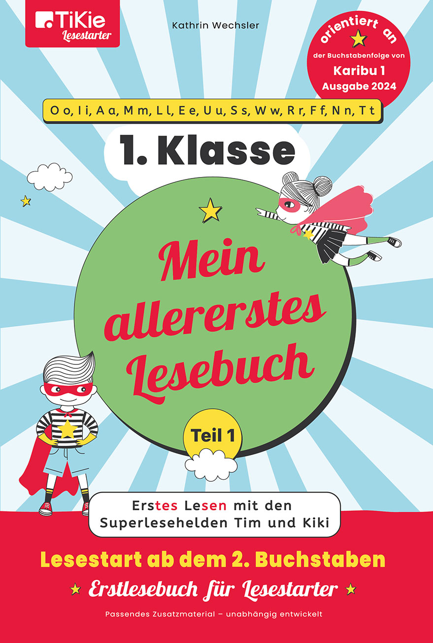 Cover Mein allererstes Lesebuch orientiert an der Buchstabenfolge von Karibu 1, Ausgabe 2024 – Teil 1