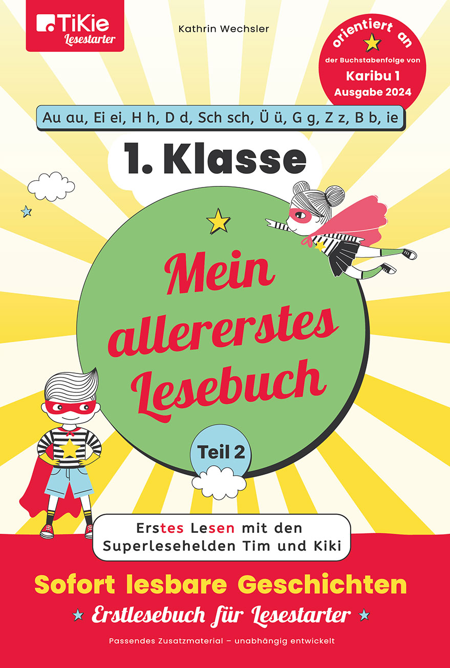 Cover Mein allererstes Lesebuch orientiert an der Buchstabenfolge von Karibu 1, Ausgabe 2024 – Teil 2