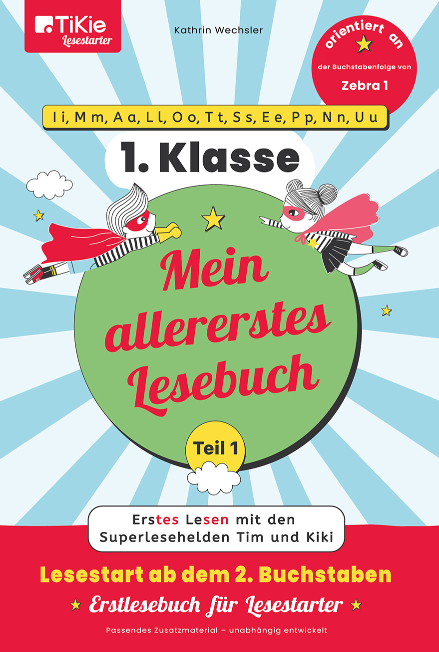 Cover Mein allererstes Lesebuch orientiert an der Buchstabenfolge von Zebra – Teil 1